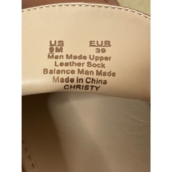 SAM EDELMAN Christy Tailored Loafers Size 9 Burnt Caramel - Picture 5 of 7